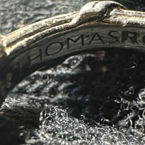 PETER Thomas Roth .925 Sterling Twisted Ribbon Band Ring
